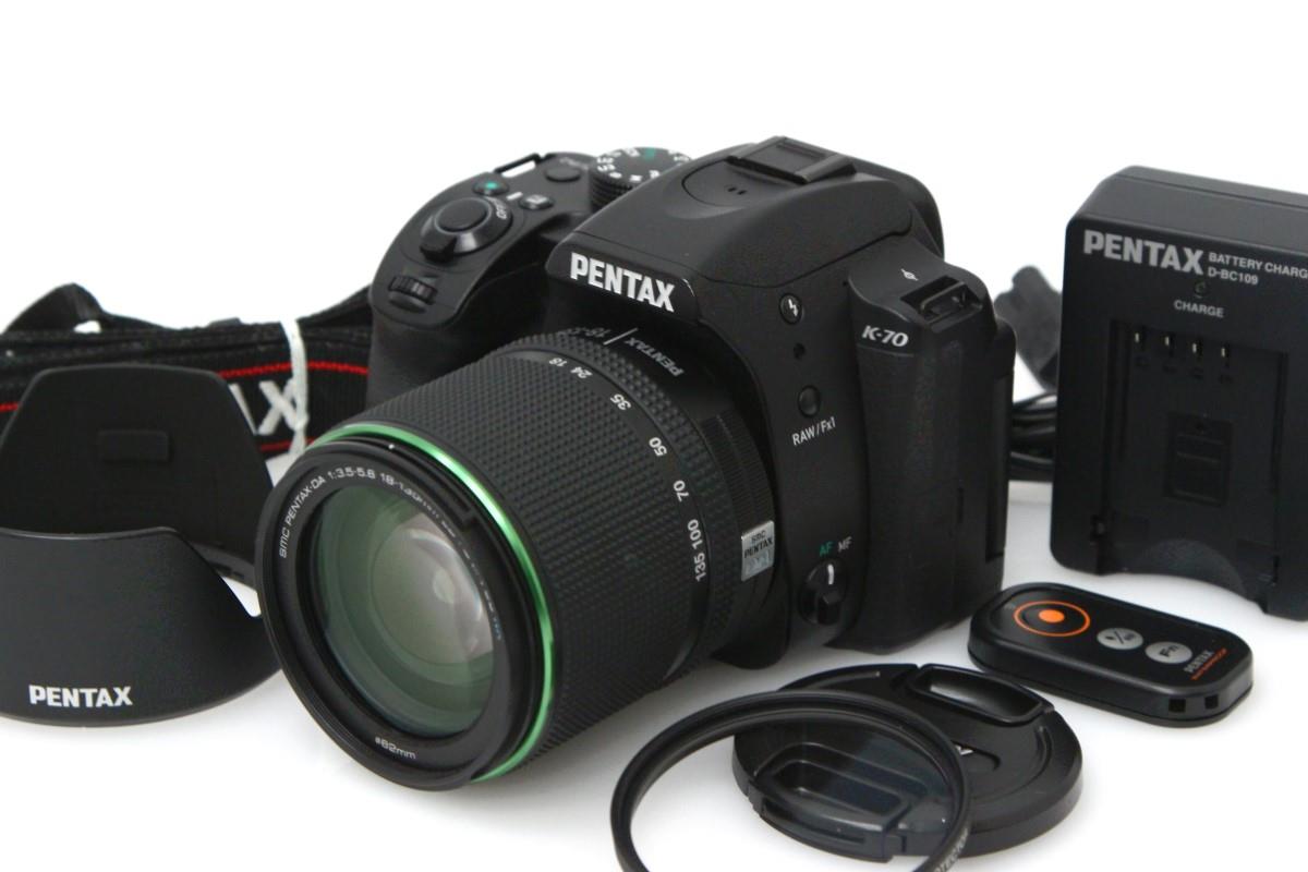 PENTAX K-70 18-135WRキット ブラック γT277-2Q2A-ψ | ペンタックス | デジタル一眼レフカメラ│アールイーカメラ