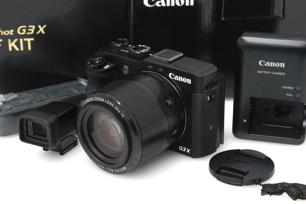 美品 Canon PowerShot G3X 電子ビューファインダー EVF-DC1 付き