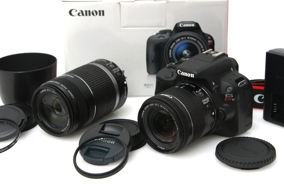 Canon EOS KISS X7 レンズ3本セット - カメラ