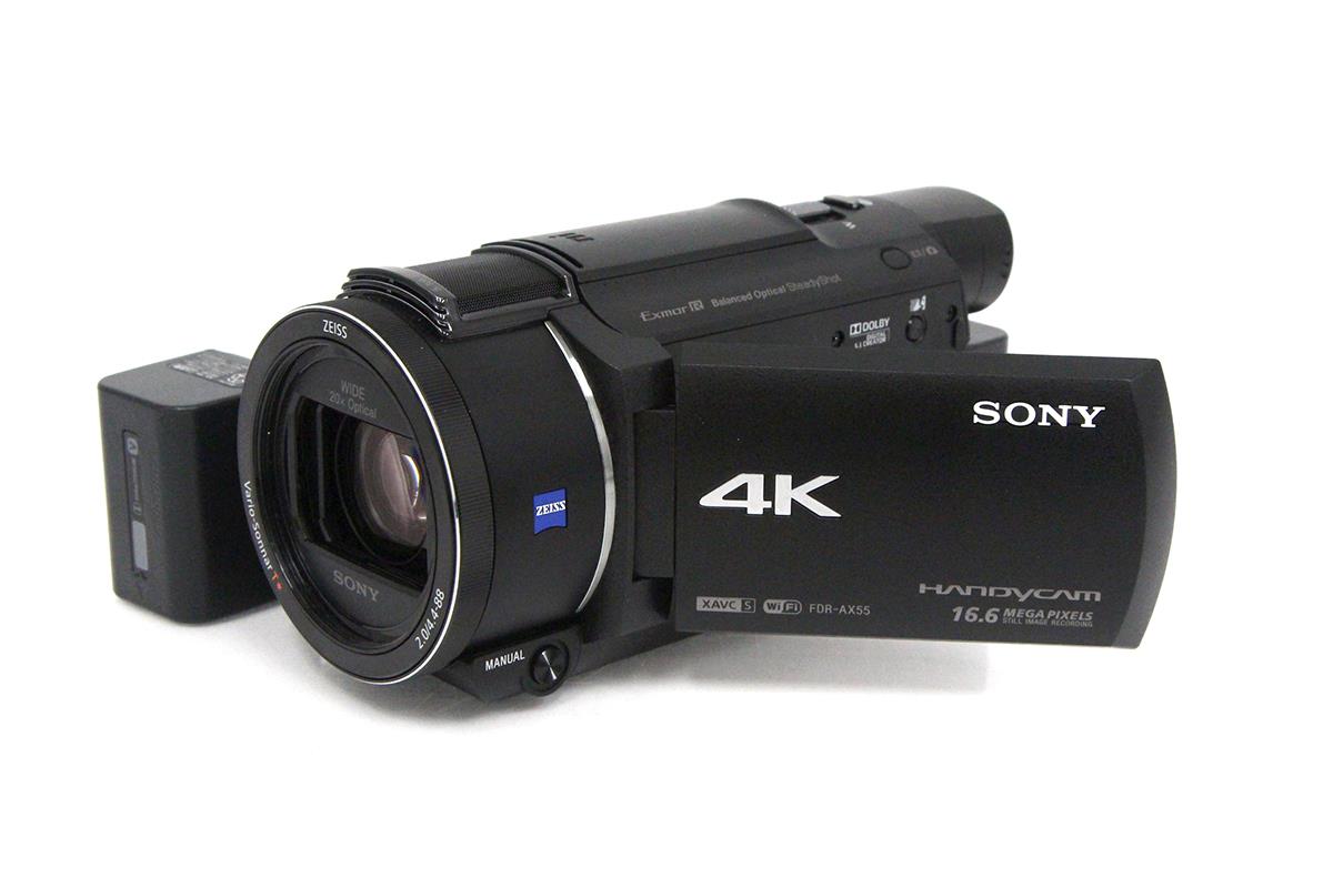 FDR-AX55 デジタル4Kビデオカメラレコーダー γA6238-2P1B | ソニー ...
