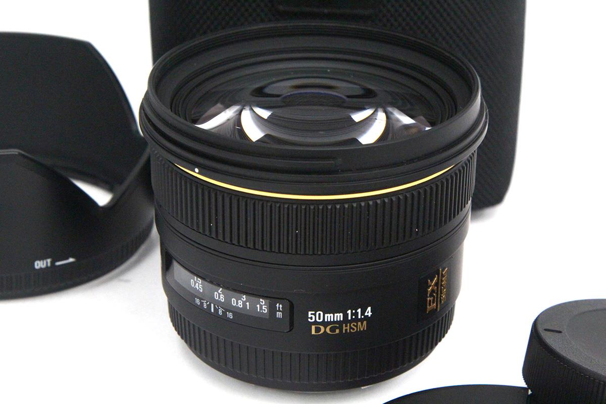SIGMA 50mm f1.4 EX DG HSM キャノンEFマウントスマホ/家電/カメラ 