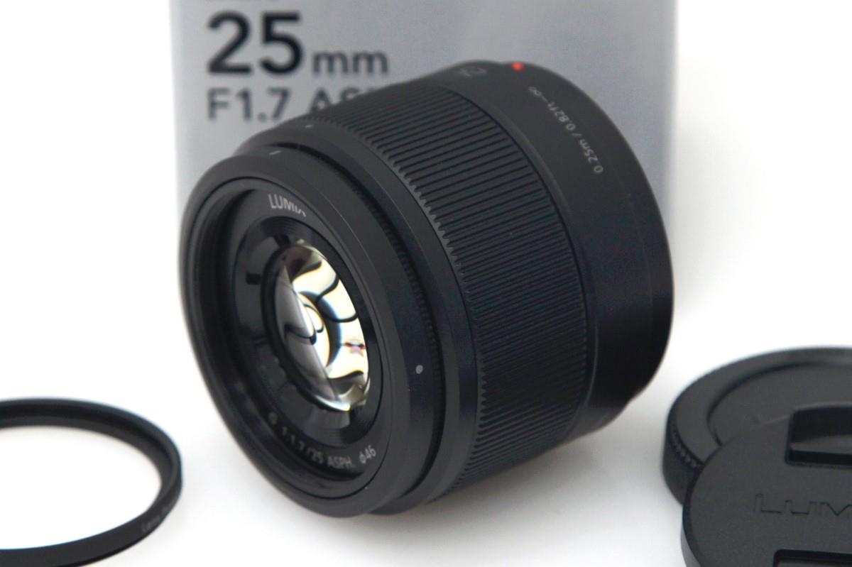 2024特価超美品 LUMIX G 25mm F1.7 ASPH H-H025 パナソニック レンズ(単焦点)