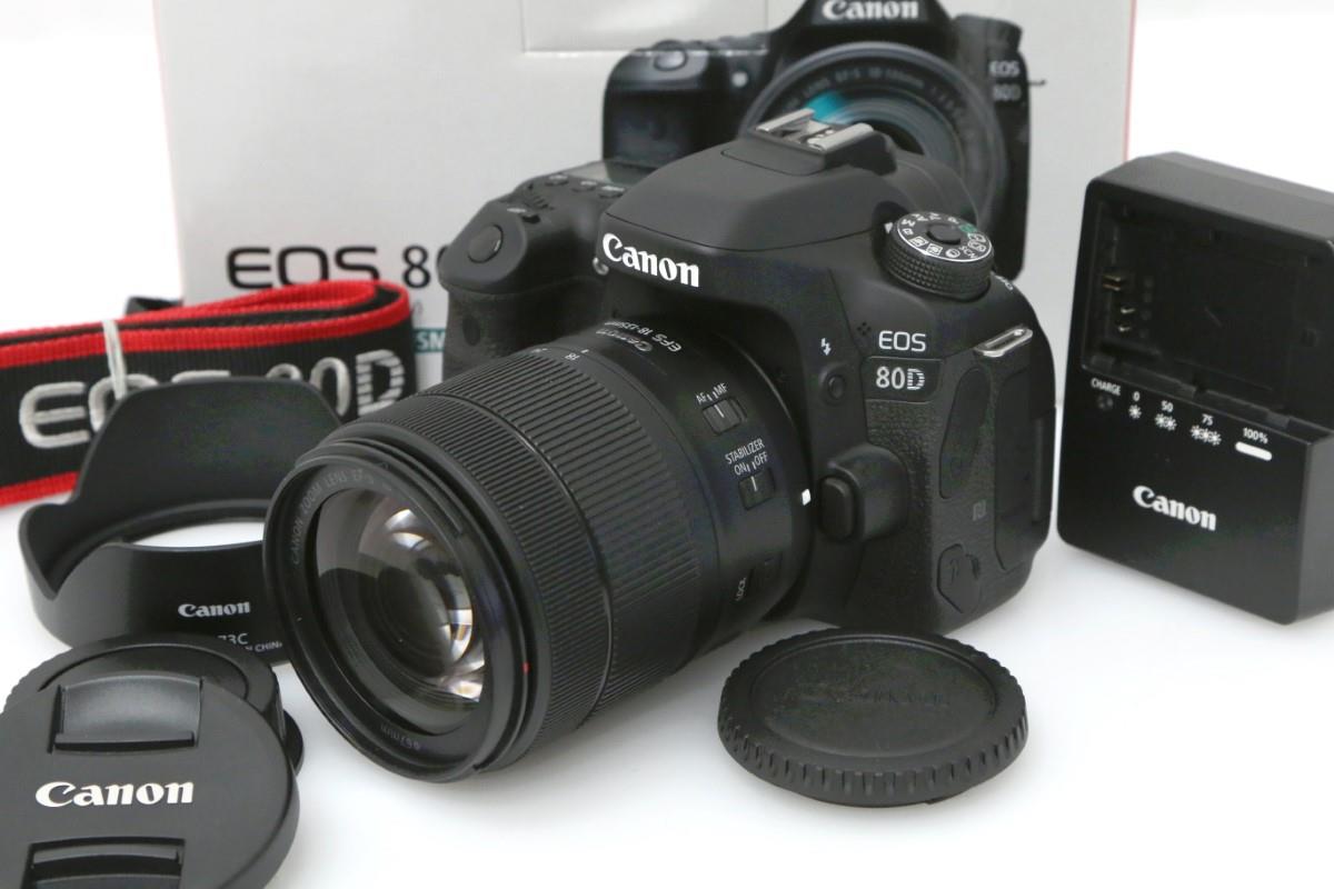Canon デジタル一眼レフカメラ EOS 80D レンズキット EF-S18-135mm F3 ...