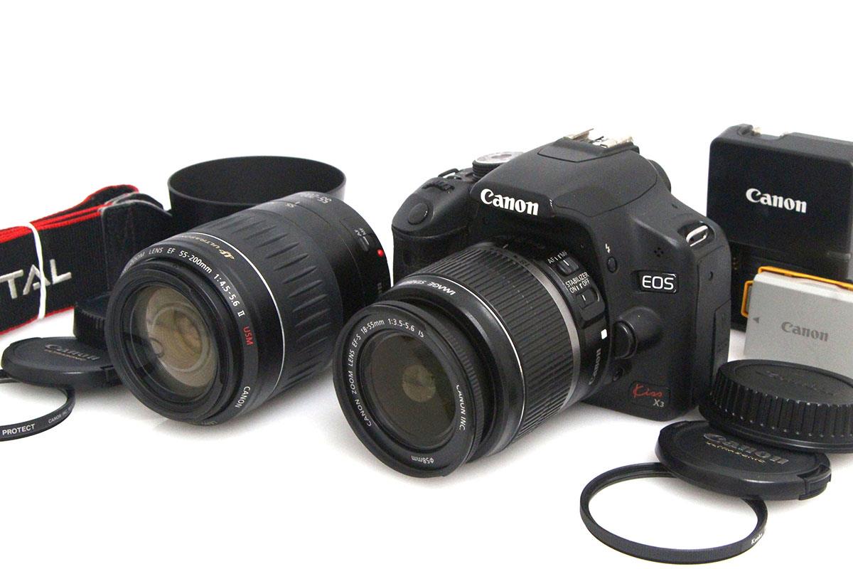 EOS Kiss X3 ダブルズームキット CA01-A7765-2C3-ψ | キヤノン | デジタル一眼レフカメラ│アールイーカメラ