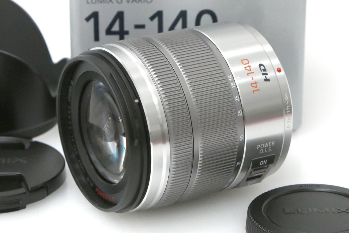 LUMIX G VARIO 14-140mm F3.5-5.6 ASPH./POWER O.I.S. H-FS シルバー CA01-H4279-2A3  | パナソニック | ミラーレスカメラ用│アールイーカメラ