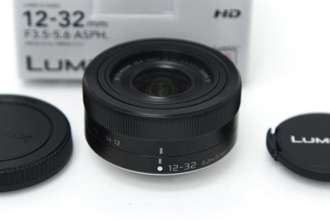 LUMIX G VARIO12-32mm F3.5-5.6 ASPH. MEGA O.I.S. H-FS12032 ブラック CA01-M2008-2A3