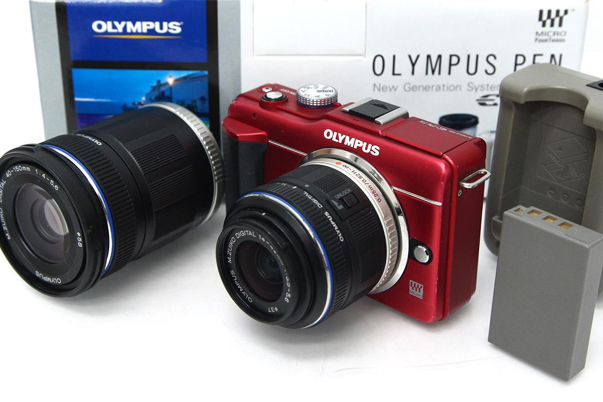 OLYMPUS オリンパス E-PL1s PEN レッド Lite ミラーレス一眼 E-PL1S