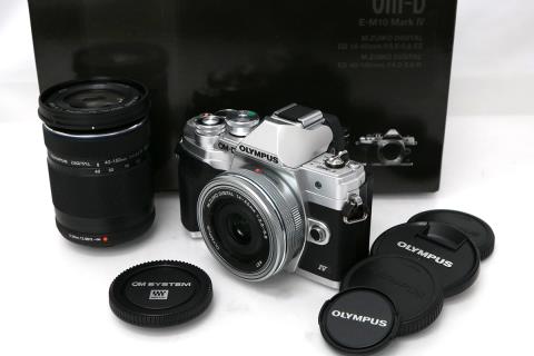 OM-D E-M10 Mark IV EZダブルズームキット シルバー CA01-M2476-3Y3