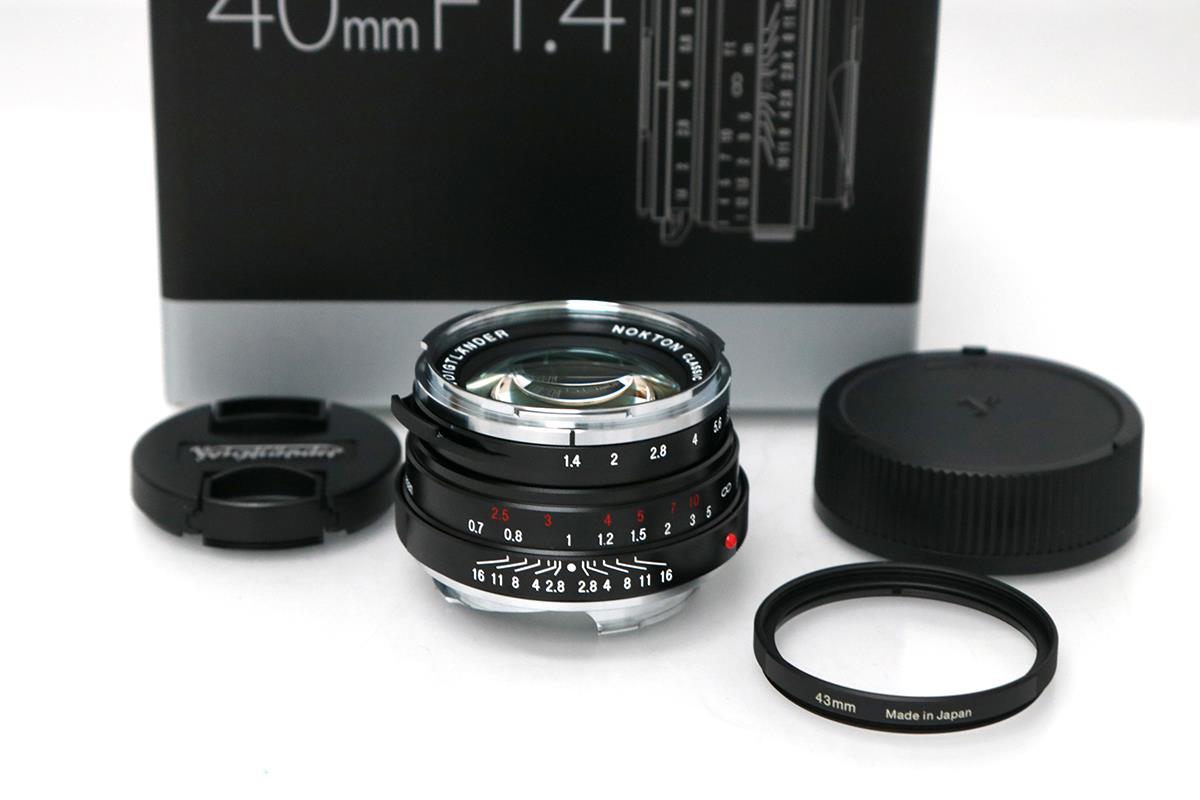 NOKTON classic 40mm F1.4 MC VM ライカMマウント用 CA01-M2548-3X3 | フォクトレンダー |  レンジファインダーカメラ用│アールイーカメラ