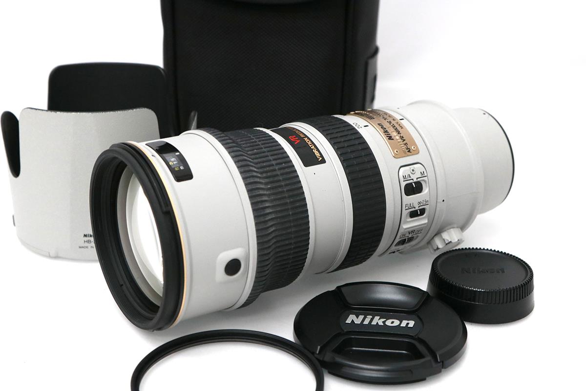 AF-S VR Zoom-NIKKOR 70-200mm f/2.8G IF-ED ライトグレー CA01-M2639-2M4 | ニコン |  一眼レフカメラ用│アールイーカメラ