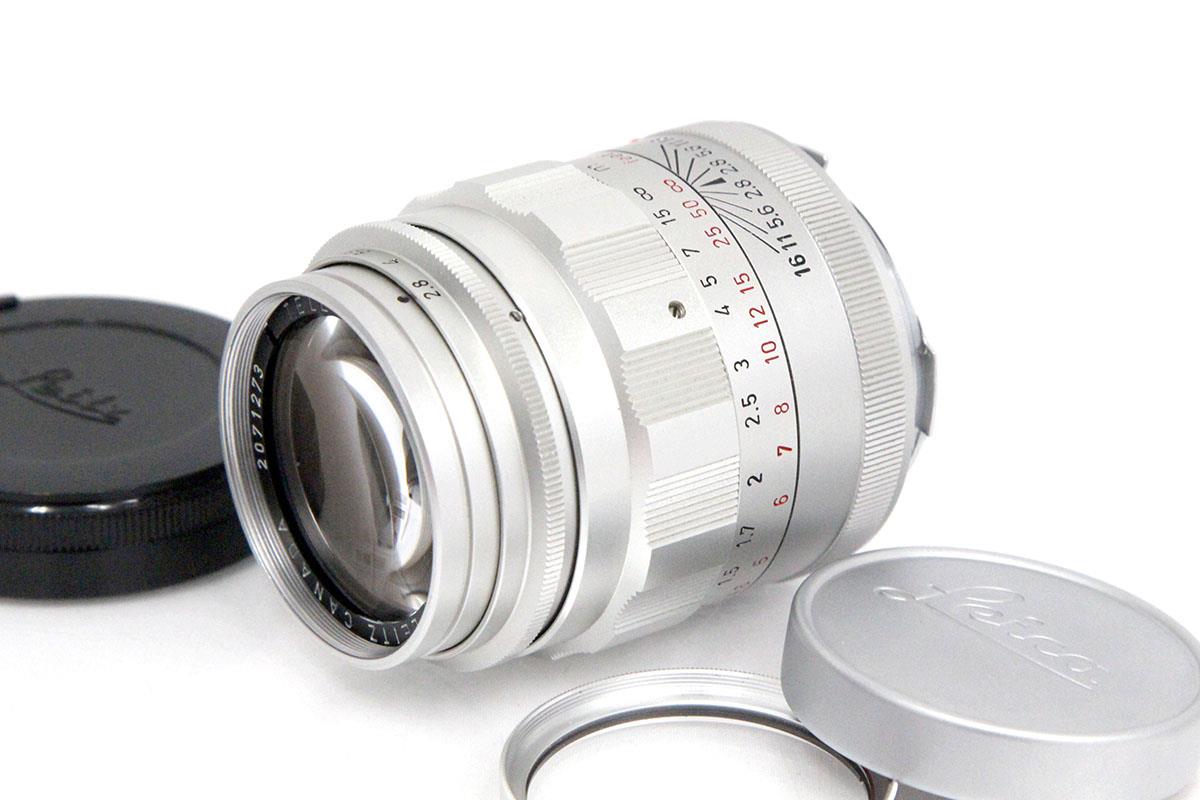 LEICA Elmarit M 90mm f/2.8 レンズ　シルバークローム LEITZ Leica Elmarit M 90mm F/2.8 Silver Lens Yr.1964 Germany