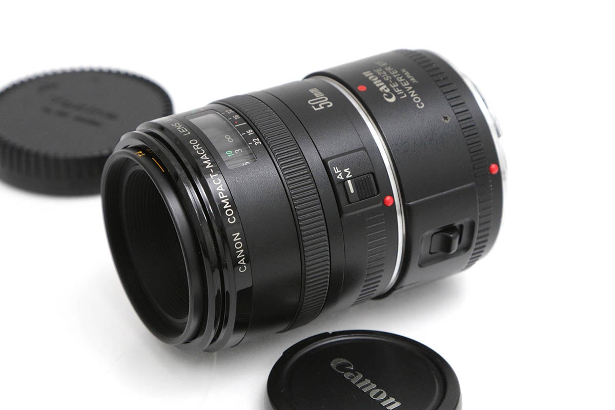 Canon EF 50mm COMPACT MACRO & コンバーター