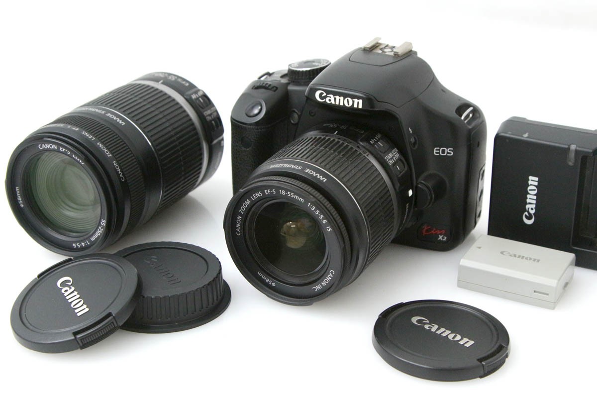 EOS Kiss X2 ダブルズームキット CA01-R1411-3U1B-ψ | キヤノン