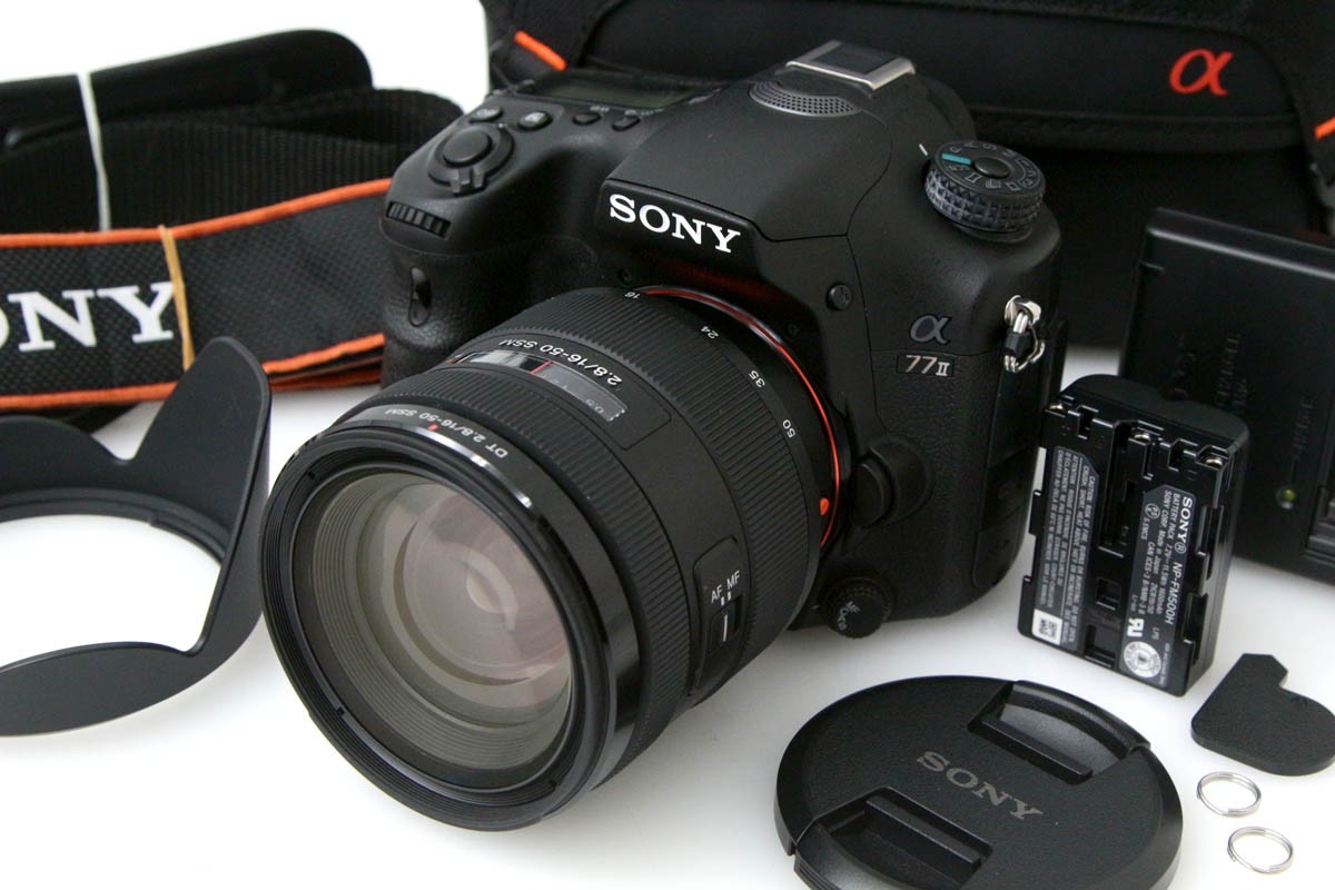 ソニー α77II  ILCA-77M2Q  望遠レンズセット 中古】(ソニー) SONY α77II ズームレンズキット [ILCA-77M2Q