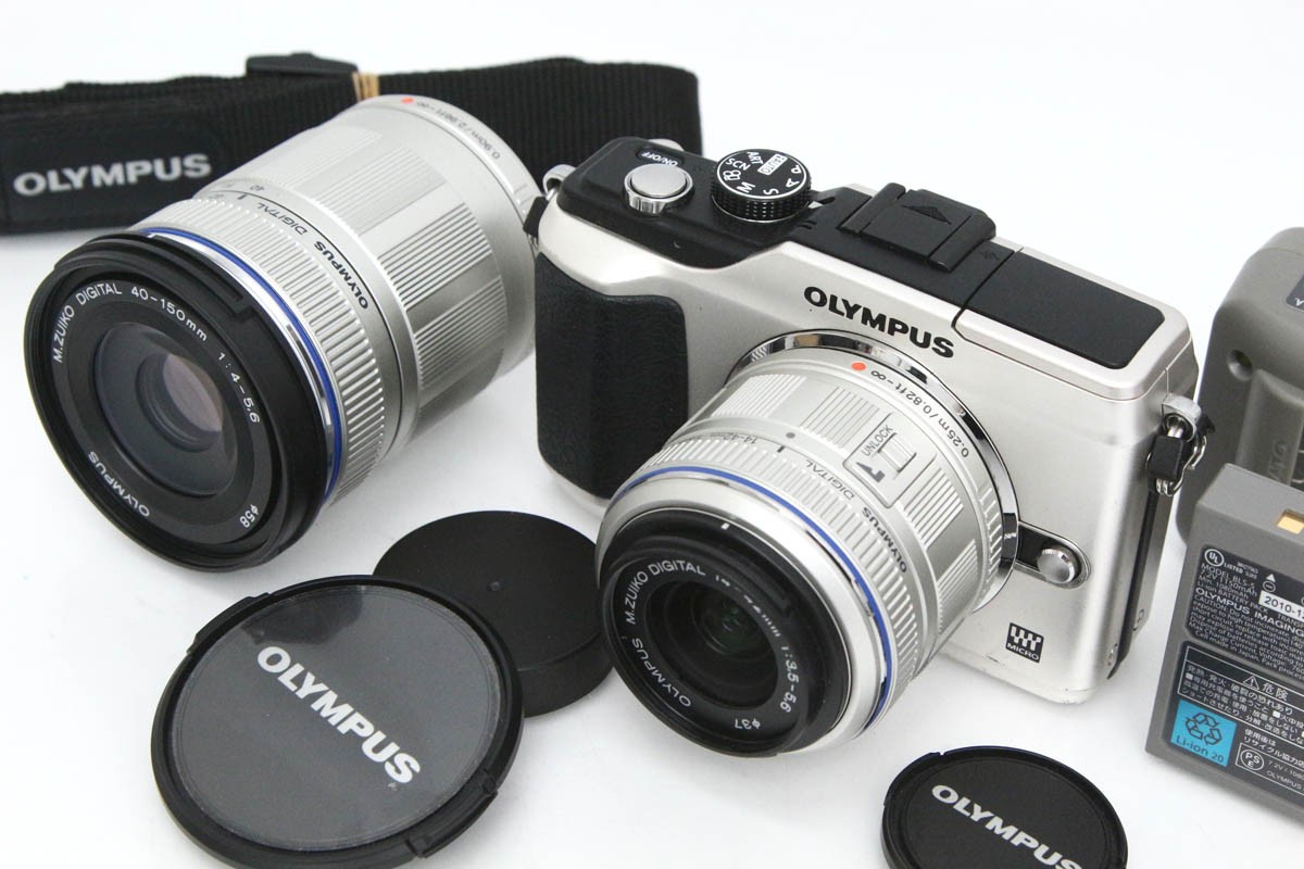 OLYMPUS PEN Lite E-PL2 ブラック ダブルズーム オリンパス PEN Lite E-PL2 ダブルズームキット ブラック
