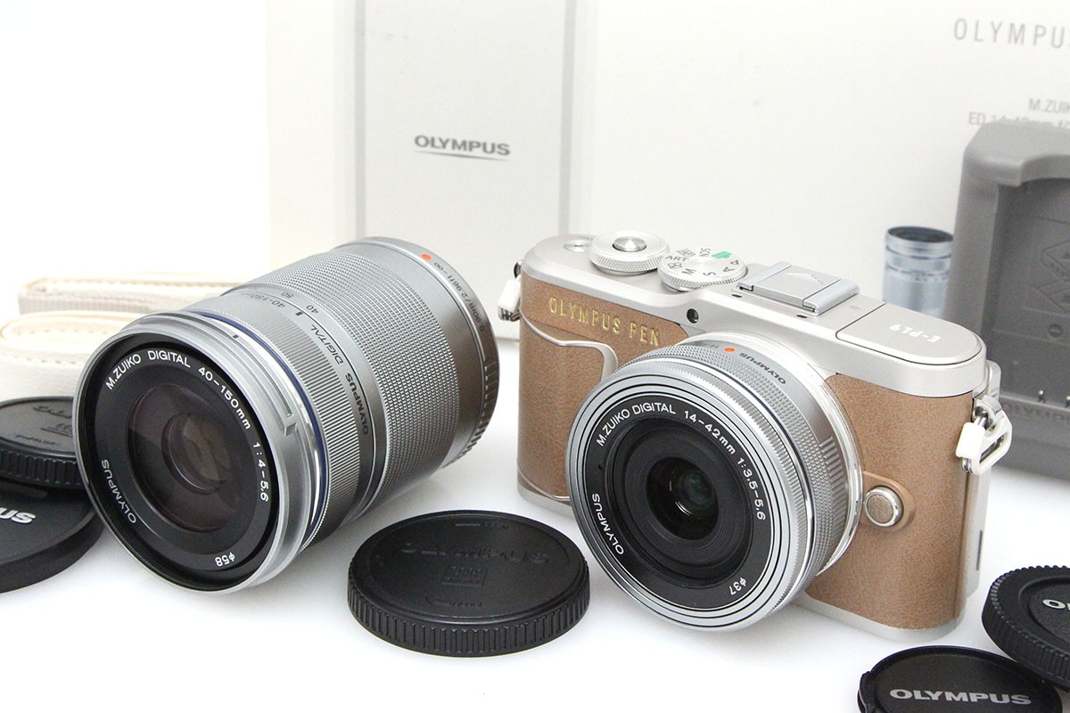 OLYMPUS PEN E-PL9 EZダブルズームキット [ブラウン] （センサー清掃