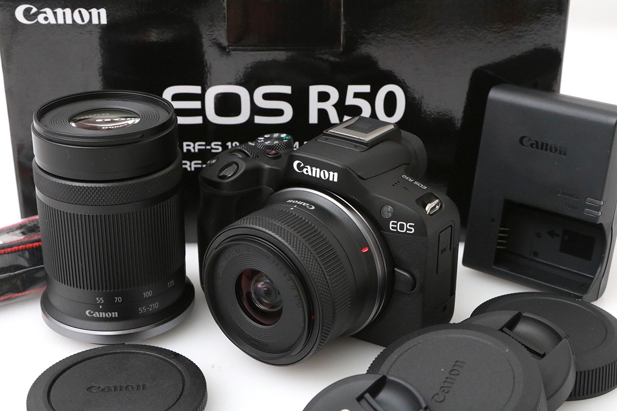 美品　Canon EOS R50ダブルズームキット　その他備品多数！ EOS R50（ブラック）・ダブルズームキット：通販 | ミラーレス