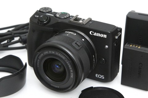 EOS&nbsp;M3&nbsp;EF-M15-45&nbsp;IS&nbsp;STM&nbsp;レンズキット&nbsp;[ブラック]（センサー清掃済み）&nbsp;CA01-R4056-3U2B