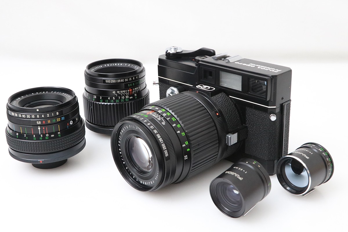 FUJICA GM670 Professional ボディ+ 180mm F5.6 + 65mm F5.6 + 150mm