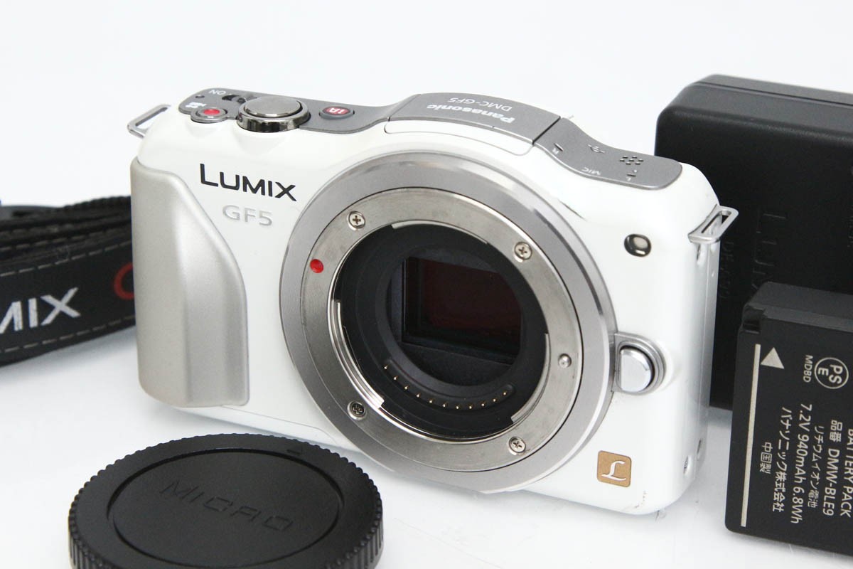LUMIX DMC-GF5-W �{�f�B [�V�F���z���C�g]�i�Z���T�[���|�ς݁j CA01-R4227-2P1B