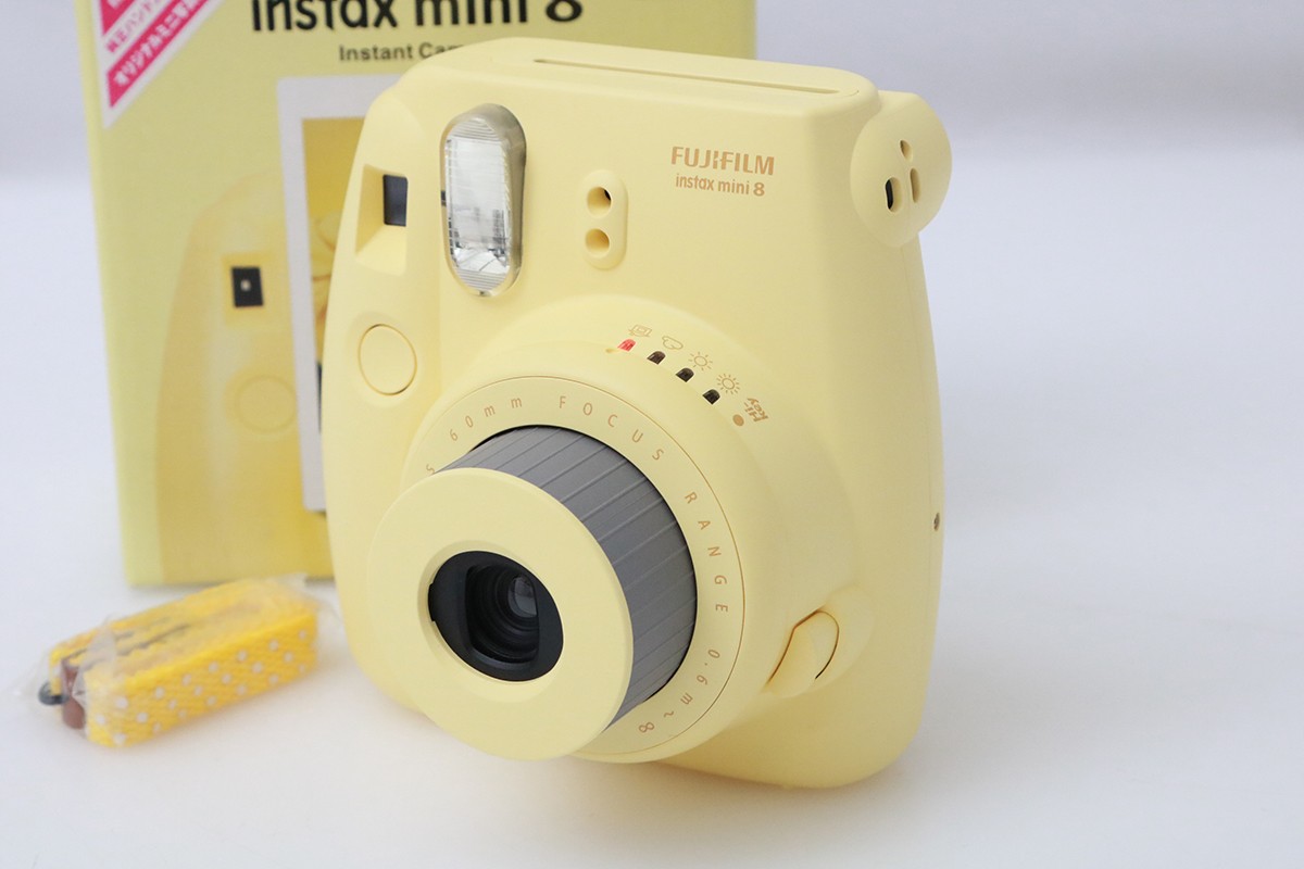 instax mini 8 �`�F�L Yellow [�C�G���[] CA01-M5973-2E4