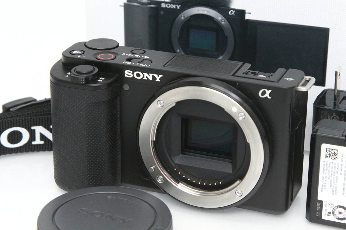 VLOGCAM ZV-E10 ボディ [ブラック]（センサー清掃済み） CA01-R4496