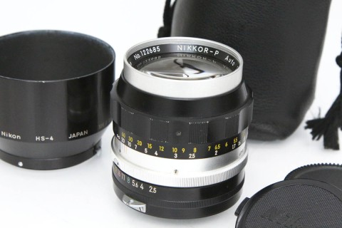 非Ai&nbsp;NIKKOR-P&nbsp;Auto&nbsp;10.5cm&nbsp;F2.5&nbsp;［シルバー］&nbsp;CA01-R4767-2R2A