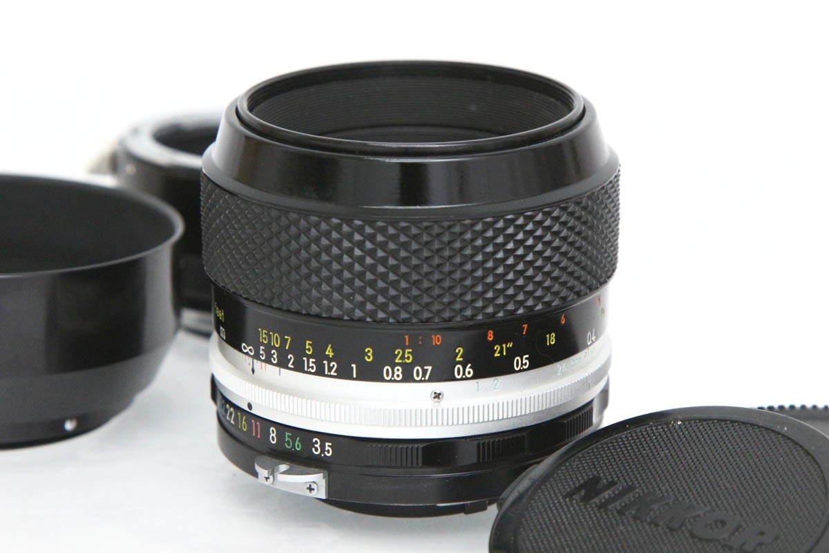 Micro-NIKKOR-P Auto 55mm F3.5 M2�ڎʃ����O�t ��Ai CA01-R4928-2N2D