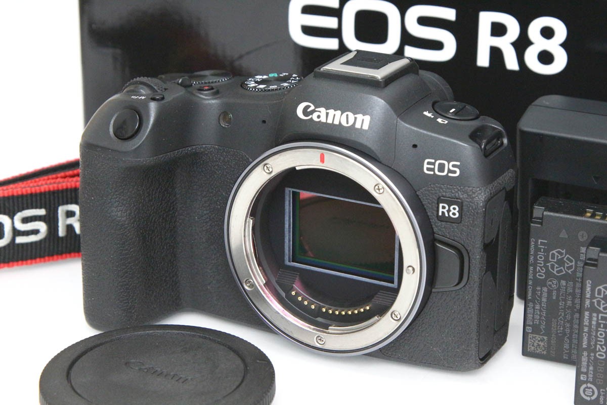 EOS R8 ボディ(純正予備バッテリー付き・センサー清掃済み) CA01-R5196-3Y3