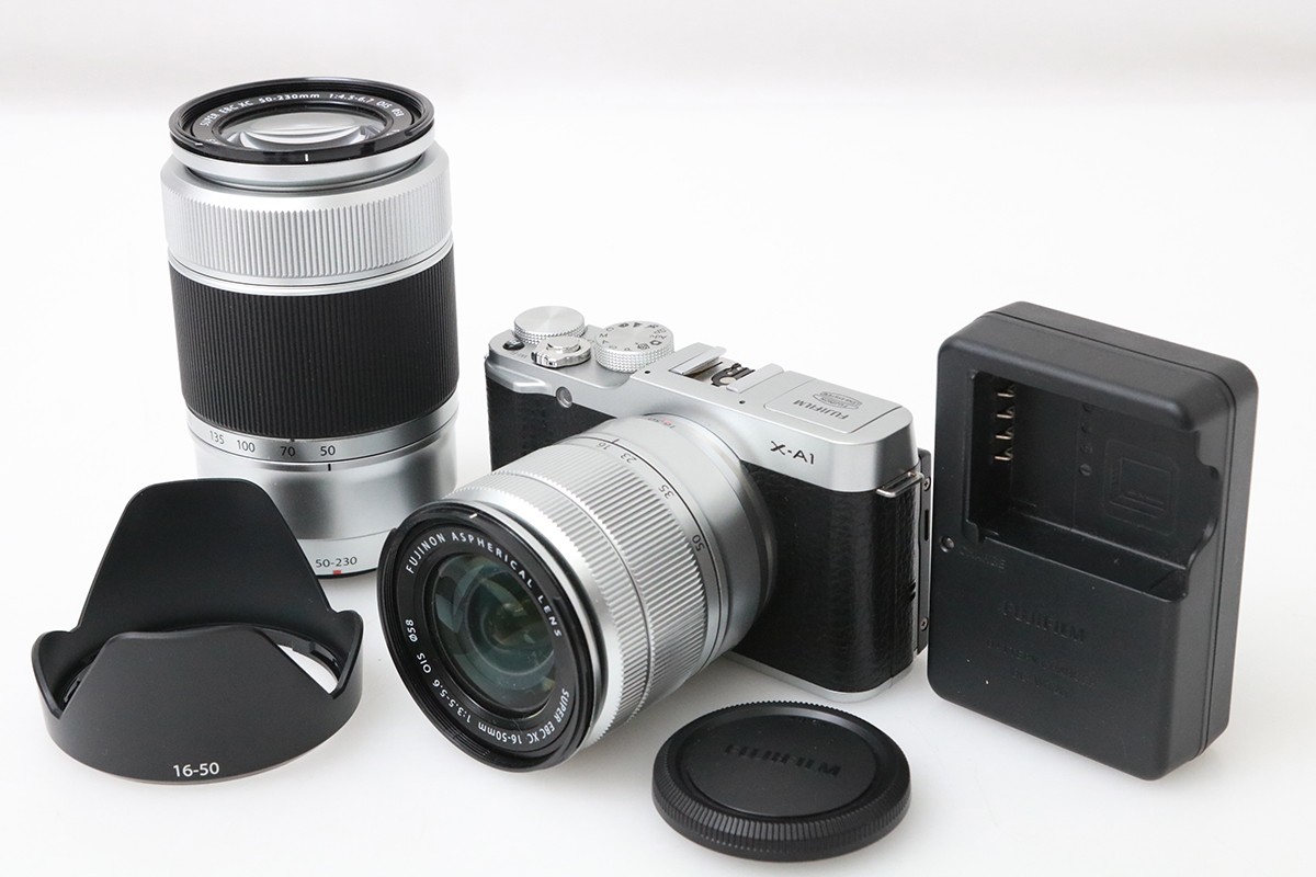 FUJIFILM X-A1 �_�u���Y�[�������Y�L�b�g [�V���o�[]�i�Z���T�[���|�ς݁j CA01-M6581-2Q2B