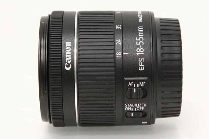 EF-S18-55mm F4-5.6 IS STM 別売りレンズフード(EW-63C)付き 【K989】 | キヤノン | 一眼レフカメラ用│アールイー カメラ