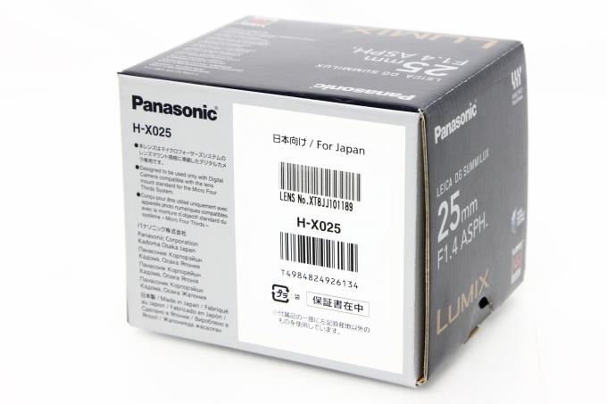 パナソニック 単焦点 LUMIX 25mm F1.4 H-X025
