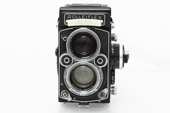 Rolleiflex DBP 2.8F DBGM planar 80mm F2.8 二眼レフカメラ レザー