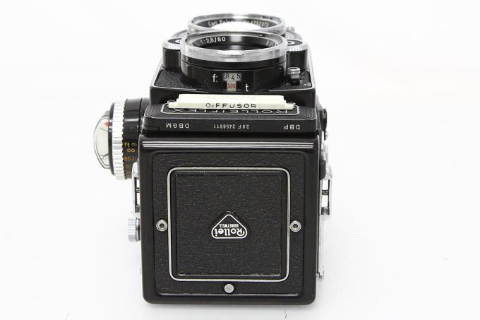 Rolleiflex DBP 2.8F DBGM planar 80mm F2.8 二眼レフカメラ  レザーケース・レンズフード(ケース付)・フィルター・取扱説明書付き 【K331】 | ローライ | 二眼レフカメラ│アールイーカメラ