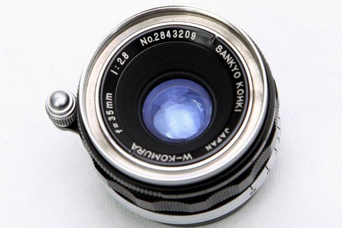 お取り寄商品 Canon AE-1美品 f2.5作例付 35mm W-KOMURA +三協光機 フィルムカメラ