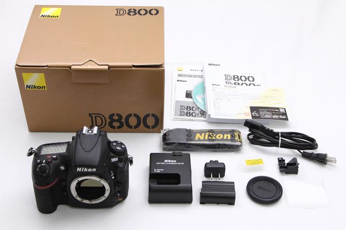 Nikon D800 完動箱付き シャッター数・約12,145テレビ・オーディオ 