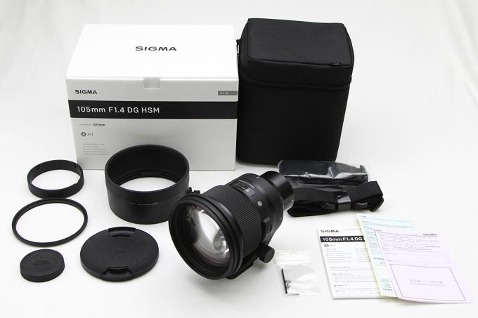 105mm F1.4 DG HSM Art ソニーEマウント用 レンズフィルター付き 【K533】 | シグマ | ミラーレスカメラ用│アールイーカメラ