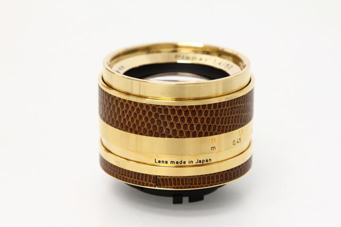 RTS 50周年記念モデル ゴールド Planar 50mm F1.4 レンズ付