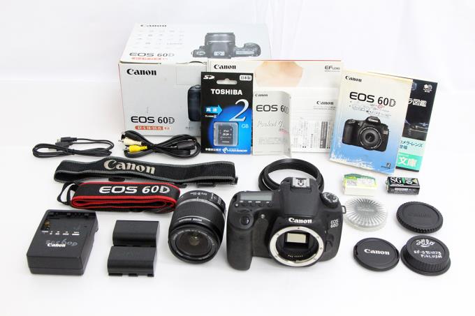 EOS 60D EF-S 18-55mm IS レンズキット シャッター回数800回以下 Y165