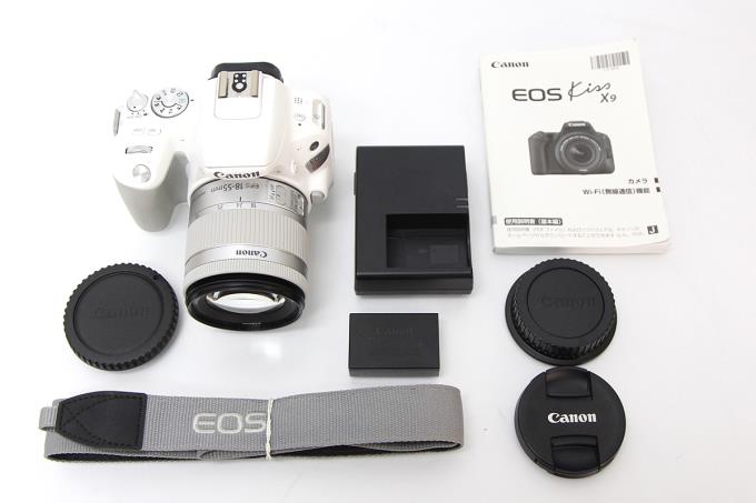 EOS Kiss X9 EF-S18-55 IS STM レンズキット ホワイト M353-2F2