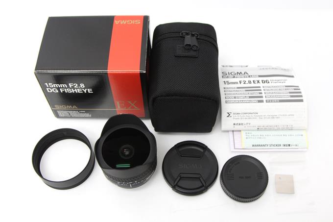 シグマ 15mm f2.8 フィッシュアイレンズ EFマウント - レンズ(単焦点)