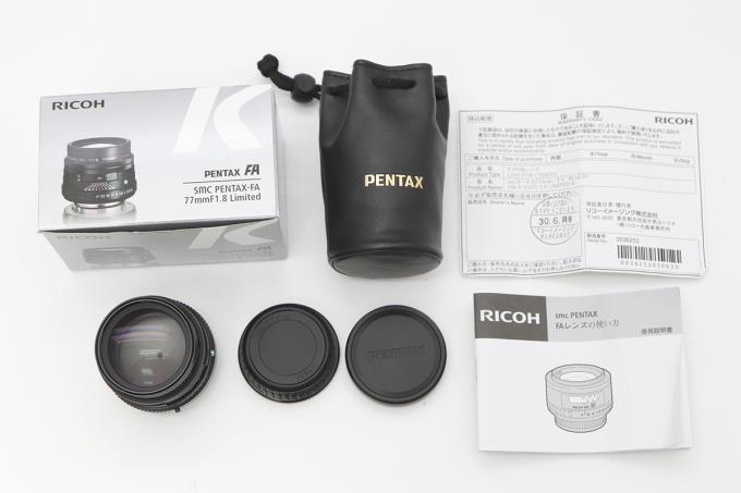smc PENTAX-FA 77mm F1.8 Limited ブラック S082-2A5A | ペンタックス 