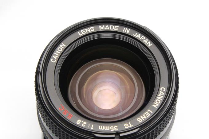 キヤノン Canon FD TS 35mm F2.8 S.S.C.【美品】