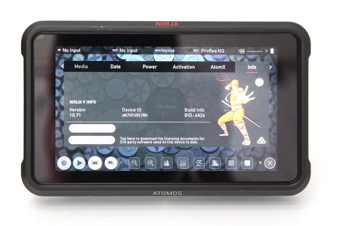NINJA V PowerKit付 M1119-2F2 | ATOMOS | モニター・ディスプレイ