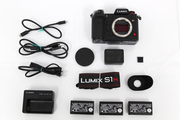 LUMIX DC-S1H ボディ 純正バッテリー 3個付 E524-2P1 パナソニック ミラーレスカメラ│アールイーカメラ