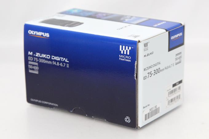 M.ZUIKO DIGITAL ED 75-300mm F4.8-6.7 II ブラック A360-2A3 
