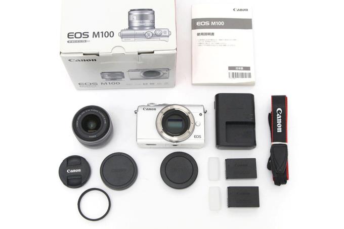 正規販売店 Canon … レンズキット STM IS EF-M15-45 M100 EOS デジタルカメラ