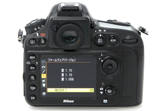美品！　Nikon D810　中古品　シャッター回数7388回