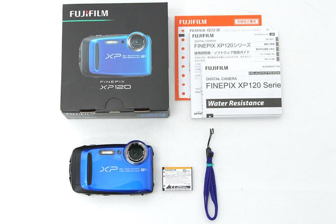 FUJIFILM デジタルカメラ XP120 ブルー 防水 FX-XP120BL ...