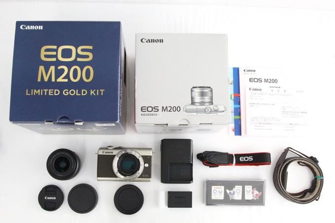 CANON EOS M200 リミテッドゴールドキット-